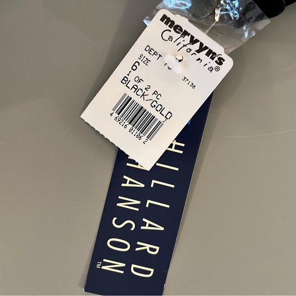 HILLARD & HANSON VINTAGE 1990’S BLACK VELVET TUNIC TOP WITH SILVER METAL CLASPS - Picture 14 of 14